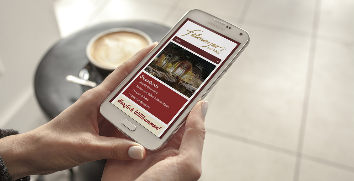 Webdesign Homepage - Felmayer Restaurant