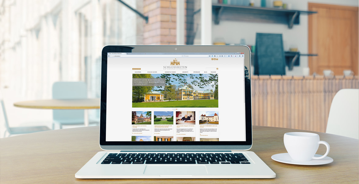 Webdesign Homepage - Schlossseiten