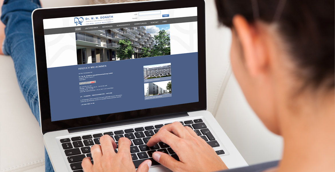 Webdesign - donath Immobilien